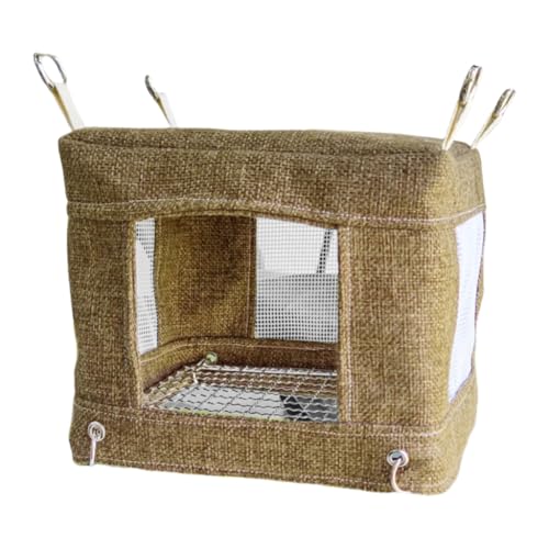 Papageien-Schaukel, atmungsaktiv, Sitzstange, Vogelhaus, Vogelständer, Käfigspielzeug, Nest, Hängematte, atmungsaktive Sitzstange Papageien-Schaukel, atmungsaktiv, Sitzstange, Vogelhaus, Vogelständer, Käfigspielzeug, Nest, Hängematte, atmungsaktive Sitzstange von sodeber