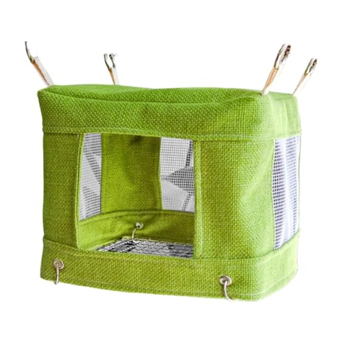 Papageien-Schaukel, atmungsaktiv, Sitzstange, Vogelhaus, Vogelständer, Käfigspielzeug, Nest, Hängematte, atmungsaktive Sitzstange Papageien-Schaukel, atmungsaktiv, Sitzstange, Vogelhaus, Vogelständer, Käfigspielzeug, Nest, Hängematte, atmungsaktive Sitzstange von sodeber