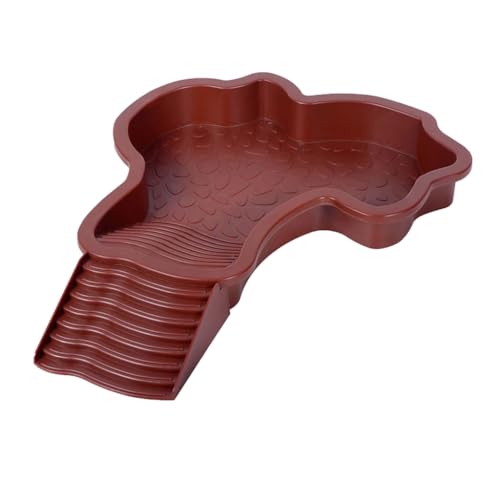 Wasserbehälter für Reptilien, mit Treppenzugang, einfache Schildkröten-Badestation, 35 x 28,50 cm Wasserbehälter für Reptilien, mit Treppenzugang, einfache Schildkröten-Badestation, 35 x 28,50 cm von sodeber