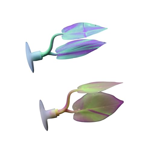 sodeber Bettas Fischhängematte aus weichem Silikon, realistische Korallen, Aquarium-Dekoration mit Saugnapf für natürliche Simulation von sodeber
