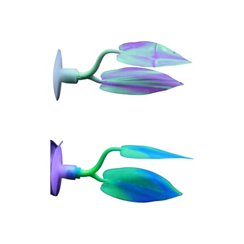 sodeber Bettas Fischhängematte aus weichem Silikon, realistische Korallen, Aquarium-Dekoration mit Saugnapf für natürliche Simulation von sodeber