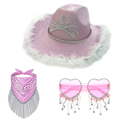sodeber Cowboyhut, Brille, Bandana, Cowgirl, Brautfrau, Junggesellinnenabschied, Herz sodeber Cowboyhut, Brille, Bandana, Cowgirl, Brautfrau, Junggesellinnenabschied, Herz von sodeber