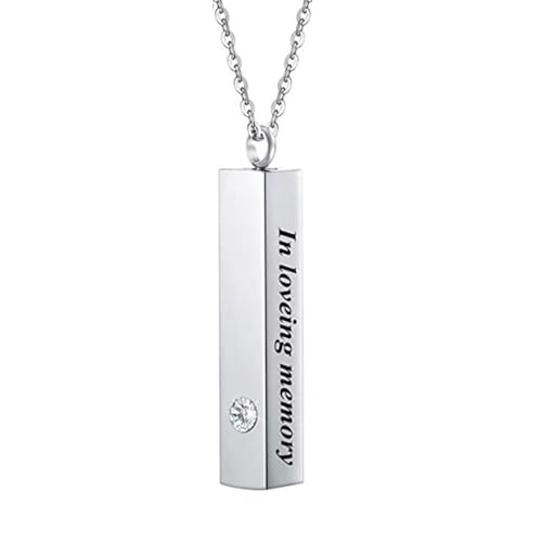 sodeber Eingelegte Urnen-Schmuck für Haustiere, Asche, Halskette, kreativer Haustier-Einäscherungsschmuck von sodeber