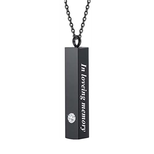 sodeber Eingelegte Urnen-Schmuck für Haustiere, Asche, Halskette, kreativer Haustier-Einäscherungsschmuck von sodeber