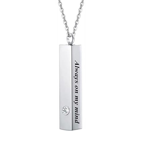 sodeber Eingelegte Urnen-Schmuck für Haustiere, Asche, Halskette, kreativer Haustier-Einäscherungsschmuck von sodeber
