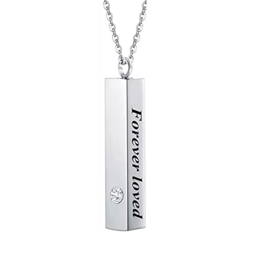 sodeber Eingelegte Urnen-Schmuck für Haustiere, Asche, Halskette, kreativer Haustier-Einäscherungsschmuck sodeber Eingelegte Urnen-Schmuck für Haustiere, Asche, Halskette, kreativer Haustier-Einäscherungsschmuck von sodeber