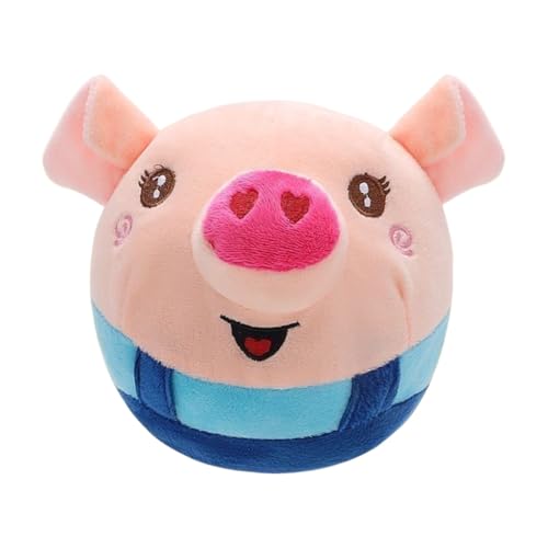 sodeber Plüsch-Schweinchen-Hundespielzeug, vibrierend und hüpfend, interaktive Unterhaltung, necken für Hunde und Hunde von sodeber