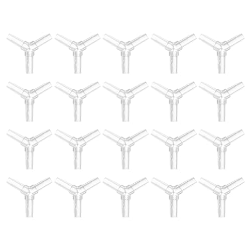 sourcing map Aquarium-Luftventilverbinder, 3-Wege-Kunststoff-Inline-Schläuche, Rückschlagventile für 4 mm ID, Luftleitung, transparent, 20 Stück sourcing map Aquarium-Luftventilverbinder, 3-Wege-Kunststoff-Inline-Schläuche, Rückschlagventile für 4 mm ID, Luftleitung, transparent, 20 Stück von sourcing map