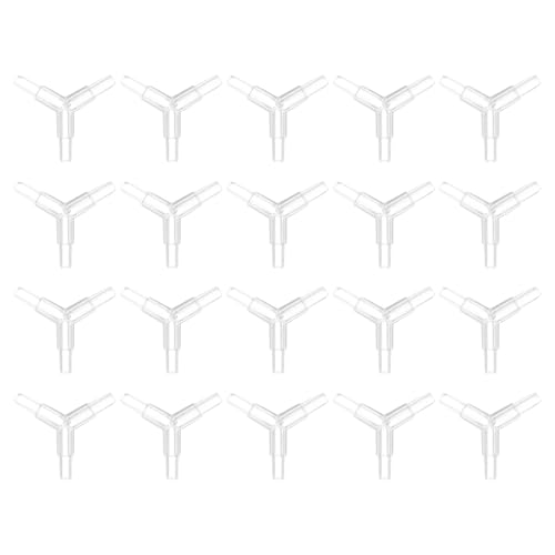 sourcing map Aquarium-Luftventilverbinder, 3-Wege-Kunststoff-Inline-Schläuche, Rückschlagventile für 4 x 6 mm ID, Luftleitung, transparent, 20 Stück sourcing map Aquarium-Luftventilverbinder, 3-Wege-Kunststoff-Inline-Schläuche, Rückschlagventile für 4 x 6 mm ID, Luftleitung, transparent, 20 Stück von sourcing map