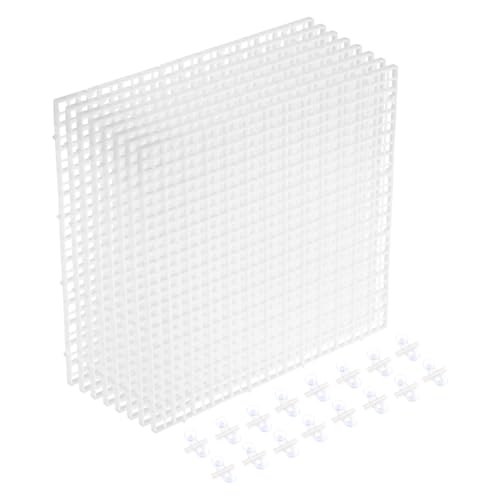 sourcing map Aquarium-Trennwand für Aquarien, 30,5 x 30,5 cm, Kunststoff, Eierkiste, Lichtdiffusor, Gitterfilter, Boden-Trennwand mit Saugnäpfen und Saugnäpfen für Aquarium, Weiß, 8 Stück sourcing map Aquarium-Trennwand für Aquarien, 30,5 x 30,5 cm, Kunststoff, Eierkiste, Lichtdiffusor, Gitterfilter, Boden-Trennwand mit Saugnäpfen und Saugnäpfen für Aquarium, Weiß, 8 Stück von sourcing map
