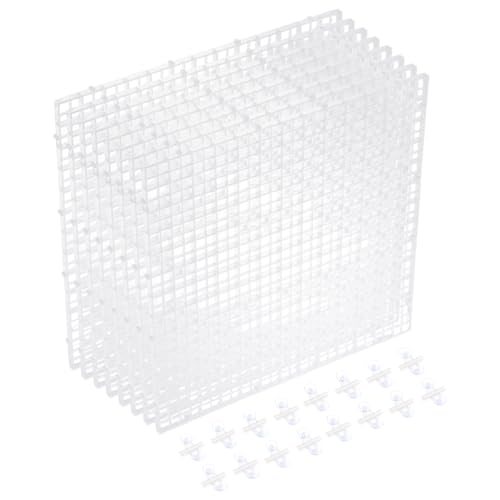 sourcing map Aquarium-Trennwand für Aquarien, 30,5 x 30,5 cm, Kunststoff, Eierkiste, Lichtdiffusor, Gitterfilter, Boden-Trennwand mit Saugnäpfen und Saugnäpfen für Aquarium, transparent, 8 Stück sourcing map Aquarium-Trennwand für Aquarien, 30,5 x 30,5 cm, Kunststoff, Eierkiste, Lichtdiffusor, Gitterfilter, Boden-Trennwand mit Saugnäpfen und Saugnäpfen für Aquarium, transparent, 8 Stück von sourcing map