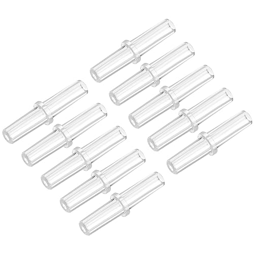 sourcing map Luftventilanschluss Kunststoff Inline Schlauch Rückschlagventile 4mm Fischbecken Gerade, 30 Stück von sourcing map
