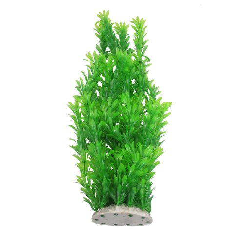 Sourcingmap Kunststoff Fische Tank Unterwasser-Blätter/Pflanzen Dekoration, 40 cm, grün de von uxcell