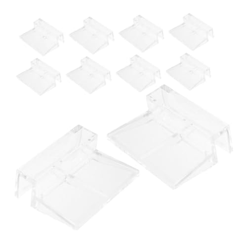 12 x Aquarium-Deckel-Clips – transparente ABS-Halterungen für Aquarium-Abdeckung – einfach zu installierende Halterungen für Glas- oder Acryltanks 12 x Aquarium-Deckel-Clips – transparente ABS-Halterungen für Aquarium-Abdeckung – einfach zu installierende Halterungen für Glas- oder Acryltanks von sporful