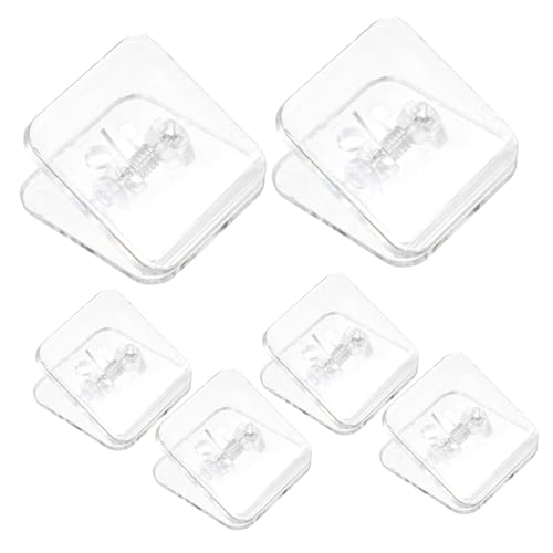 6-teiliges Urinierpad-Halter-Set – transparente ABS-Wandaufhängung 6-teiliges Urinierpad-Halter-Set – transparente ABS-Wandaufhängung von sporful