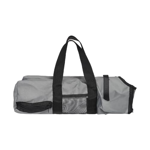 Faltbare Haustier-Tragetasche, tragbare Hundehandtasche, waschbar, kleine Tiere, atmungsaktiv, multifunktional, für Katzen, Welpen, Grau von sporful