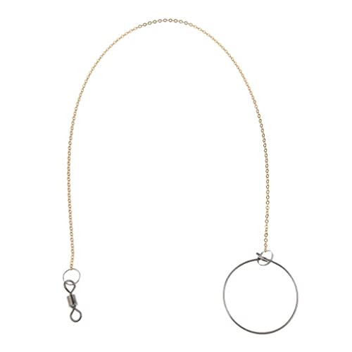 Haustier-Fußkettchen für Papageien, Vögel, Metallkette für Nymphensittiche, Vogel-Fußkettchen, Kette, Papageienfußring, Edelstahl, Vogel-Leine, Papageienöffnung, Aktivitätsring, Vogelständer, von sporful