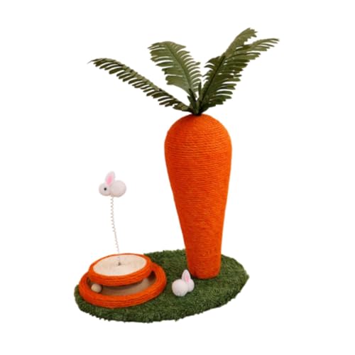 Katzenkratzbaum Krallenkratzer Karottenform Universal Spielzeug Katzenmöbel Kratzbrett Baum zum Faulenzen von sporful