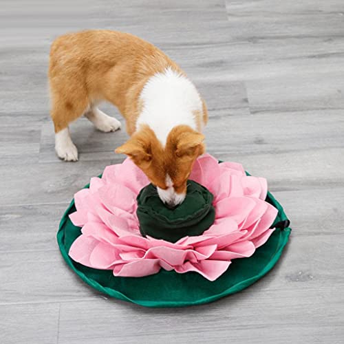 Lotus Pet Schnüffelmatte, interaktives Pad für Hunde, Stressabbau, Welpentraining, langsames Fressnapf, waschbar, rutschfest Lotus Pet Schnüffelmatte, interaktives Pad für Hunde, Stressabbau, Welpentraining, langsames Fressnapf, waschbar, rutschfest von sporful
