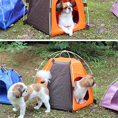 Outdoor-Haustierzelt, tragbar, für Hunde und Katzen, faltbar, Campingzelt für Haustiere, langlebig, leicht zu tragen und zu reinigen Outdoor-Haustierzelt, tragbar, für Hunde und Katzen, faltbar, Campingzelt für Haustiere, langlebig, leicht zu tragen und zu reinigen von sporful