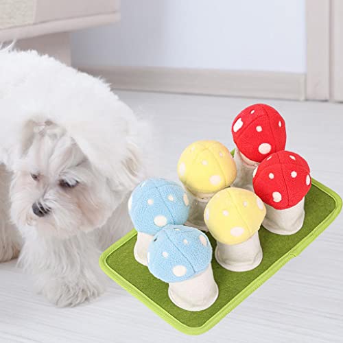 Pet Snuffle Mat Dog Treat Finder & Slow Feeder Interaktives Puzzle-Spielzeug für Angstlinderung und Gehirnstimulation von sporful