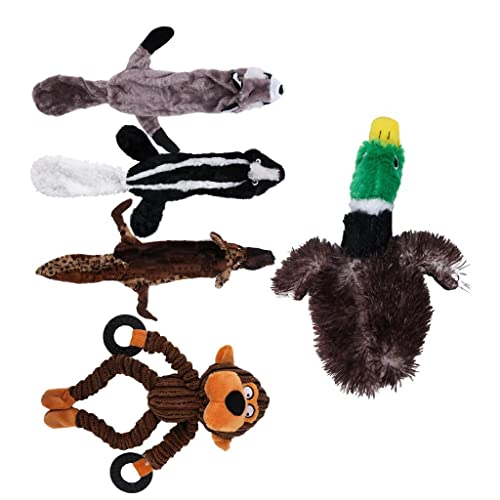 Quietschspielzeug für Hunde und Katzen, mit quietschendem Geräusch, zum Spielen und Trainieren, 5 Stück von sporful