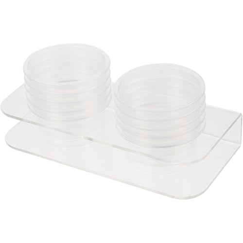 Reptilien-Futternäpfe und Wassernapf-Set, 10 Stück, transparente ABS-Behälter für Tiernahrung mit Hängeregal Reptilien-Futternäpfe und Wassernapf-Set, 10 Stück, transparente ABS-Behälter für Tiernahrung mit Hängeregal von sporful