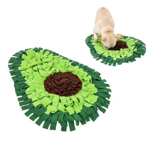 Schnüffelmatte für Hunde, Nasentraining, Schnüffelpad, Puzzle-Spielzeug, Fütterungsdecke, 60 x 45 cm von sporful
