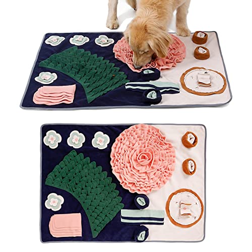 Schnüffelmatte für kleine/große Hunde – rutschfeste Haustier-Spielmatte mit Futterdecke von sporful