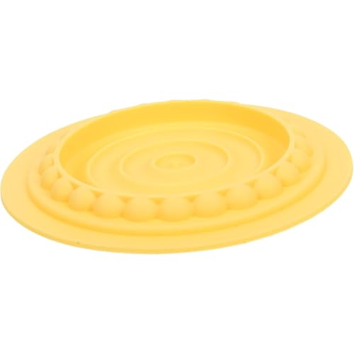 Slow Feeder Katzennapf für Nassfutter | Interaktive Leckmatte | Gelbes rutschfestes Design | Verbessert die Verdauung & reduziert Blähungen Slow Feeder Katzennapf für Nassfutter | Interaktive Leckmatte | Gelbes rutschfestes Design | Verbessert die Verdauung & reduziert Blähungen von sporful