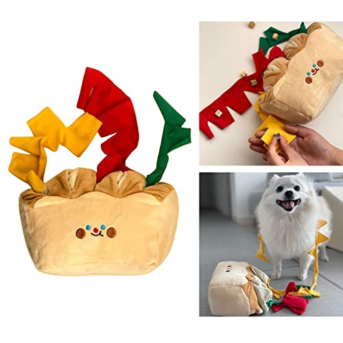 Tibetisches Futter Hund Plüschtier Quietschendes interaktives Puzzle-Spiel Schnüffelmatte für Welpen 21,6 x 15,9 cm Tibetisches Futter Hund Plüschtier Quietschendes interaktives Puzzle-Spiel Schnüffelmatte für Welpen 21,6 x 15,9 cm von sporful