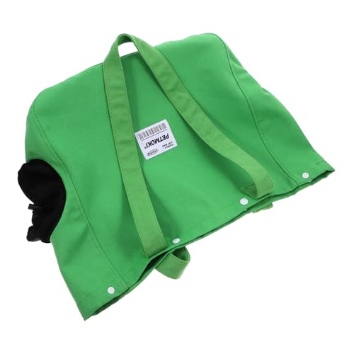 Tragbare Katzen-Reisetasche – weiche Seiten Tragetasche für Katzen – atmungsaktives Segeltuch, grün, für Reisen & Outdoor-Abenteuer von sporful