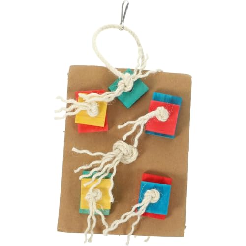 Vogelkauspielzeug für Sittiche, hängendes Spielzeug für Papageien und Nymphensittiche, verschiedene Farben von sporful