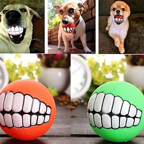 sporful 10 x langlebiges Kauspielzeug für Hunde, Zahnreinigungsball für kleine, mittelgroße Hunde von sporful