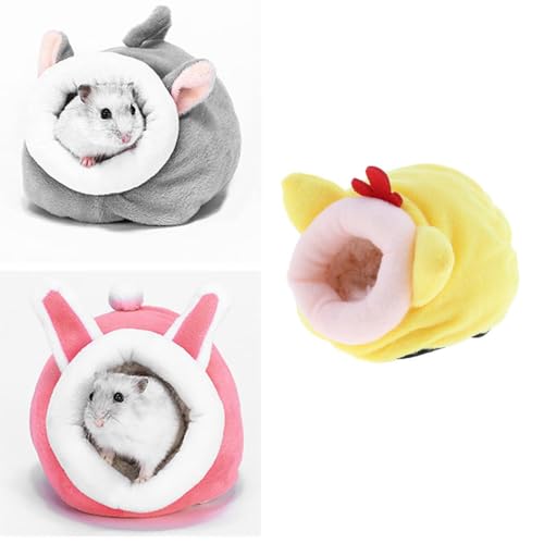 sporful 3 x warmes Winterbett für Kaninchen, Meerschweinchen, Hamster, Baumwolle, Kleintiernest sporful 3 x warmes Winterbett für Kaninchen, Meerschweinchen, Hamster, Baumwolle, Kleintiernest von sporful