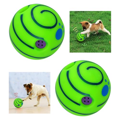 sporful Giggle Ball Hundespielzeug, interaktiv, rollend, geschütteltes Geräuschspielzeug, 2 Stück sporful Giggle Ball Hundespielzeug, interaktiv, rollend, geschütteltes Geräuschspielzeug, 2 Stück von sporful