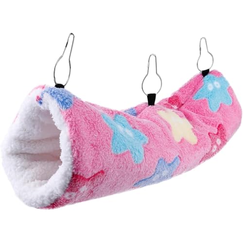 sporful Hängematte für kleine Haustiere, Tunnel für Hamster, Eichhörnchen, Meerschweinchen, gemütliches Schlafkissen zum Aufhängen sporful Hängematte für kleine Haustiere, Tunnel für Hamster, Eichhörnchen, Meerschweinchen, gemütliches Schlafkissen zum Aufhängen von sporful