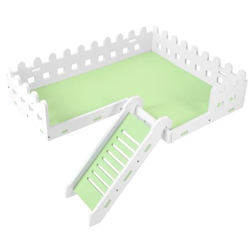 sporful Hamster-Spielplattform mit Leiter – sicheres PVC-Haustier-Lebensraum-Zubehör für Kleintiere sporful Hamster-Spielplattform mit Leiter – sicheres PVC-Haustier-Lebensraum-Zubehör für Kleintiere von sporful