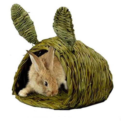 sporful Hamsternestkäfig für Kleintiere, niedliches Kaninchen-Design, natürliches Stroh, umweltfreundlich, 27 x 22 x 20 cm sporful Hamsternestkäfig für Kleintiere, niedliches Kaninchen-Design, natürliches Stroh, umweltfreundlich, 27 x 22 x 20 cm von sporful
