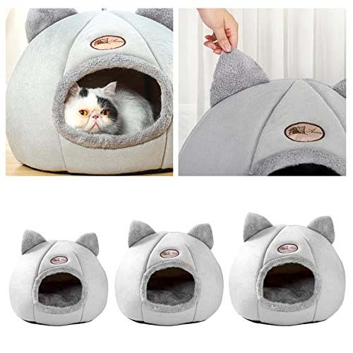 sporful Haustiernest für Hunde und Katzen, warmes Kissen, Schlafhöhle, Hundehütte, Baldachin, gemütlich, weiches Fleece für kleine Haustiere, Größe M, 33 x 33 x 33 cm, 2 Stück sporful Haustiernest für Hunde und Katzen, warmes Kissen, Schlafhöhle, Hundehütte, Baldachin, gemütlich, weiches Fleece für kleine Haustiere, Größe M, 33 x 33 x 33 cm, 2 Stück von sporful