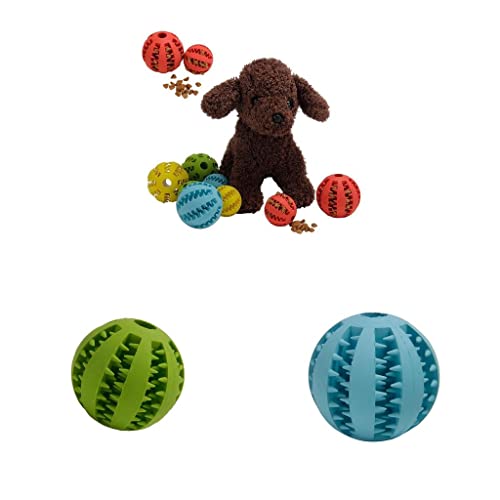 sporful Hunde-Kauspielzeug, interaktiver Trainingsball, Zahnreinigungsball für kleine, mittelgroße Hunde, Welpen, Katzen, Naturkautschuk, ungiftig, langlebig, Apportierspiel, 2 Stück sporful Hunde-Kauspielzeug, interaktiver Trainingsball, Zahnreinigungsball für kleine, mittelgroße Hunde, Welpen, Katzen, Naturkautschuk, ungiftig, langlebig, Apportierspiel, 2 Stück von sporful