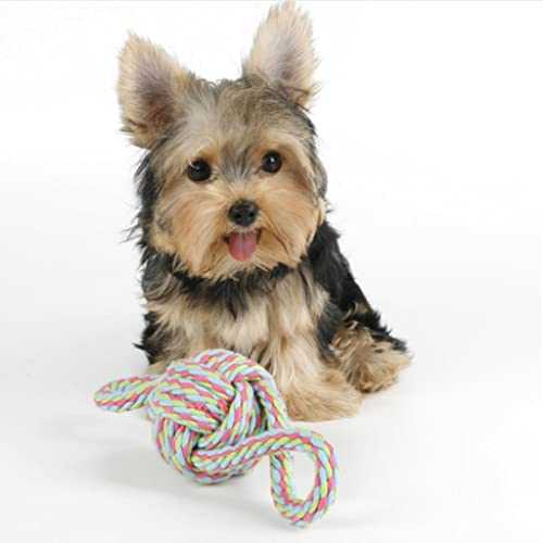sporful Hundespielzeug aus Baumwollseil für Zahnreinigung und interaktives Spielen von sporful