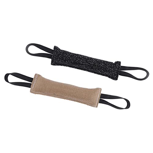 sporful Hundespielzeug mit Griff für kleine junge Hunde, interaktives Spielen, Schwarz / Beige, 2 Stück sporful Hundespielzeug mit Griff für kleine junge Hunde, interaktives Spielen, Schwarz / Beige, 2 Stück von sporful