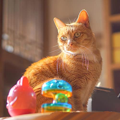 sporful Interaktiver Haustier-Puzzle-Drehteller Ball Leckerli-Spender Spielzeug für Katzen und Hunde von sporful