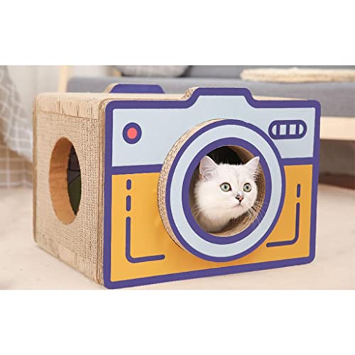 sporful Modulares Kratzbrett für Katzen, recycelbar, Kratzschutz, Versteck mit Katzenminze, umweltfreundlich, Wellpappe, 45 x 23 x 34 cm sporful Modulares Kratzbrett für Katzen, recycelbar, Kratzschutz, Versteck mit Katzenminze, umweltfreundlich, Wellpappe, 45 x 23 x 34 cm von sporful