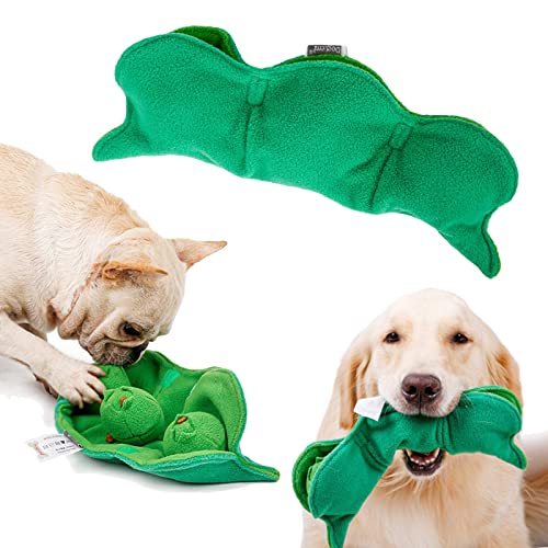 sporful Sicheres, langlebiges, quietschendes Kauspielzeug für Welpen, interaktives Fleece-Haustierspielzeug für Zahnreinigung und Training, 12,5 x 31 x 8 cm von sporful