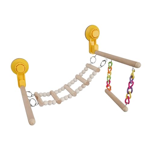 sporful Sitzstange aus Holz mit Saugnapf, Spielzeug für Vögel, Fenster, Bad, Auto, Reise, Spielständer, Kletterleiter, Lovebird, Papageienständer sporful Sitzstange aus Holz mit Saugnapf, Spielzeug für Vögel, Fenster, Bad, Auto, Reise, Spielständer, Kletterleiter, Lovebird, Papageienständer von sporful