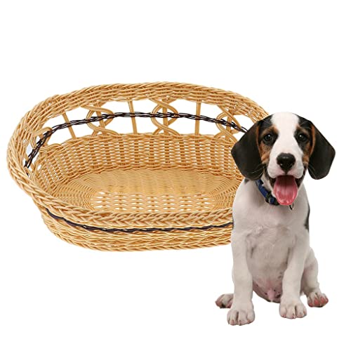 sporful Sommerhütte Hundekäfig Zelt Rattan Haustier Nest Korb für Hunde Katzen Kleintiere sporful Sommerhütte Hundekäfig Zelt Rattan Haustier Nest Korb für Hunde Katzen Kleintiere von sporful