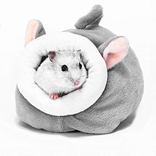 sporful Warmes Winterbett für Kaninchen, Meerschweinchen, Hamster, Baumwolle, Kleintiernest, Grau, 2 Stück sporful Warmes Winterbett für Kaninchen, Meerschweinchen, Hamster, Baumwolle, Kleintiernest, Grau, 2 Stück von sporful