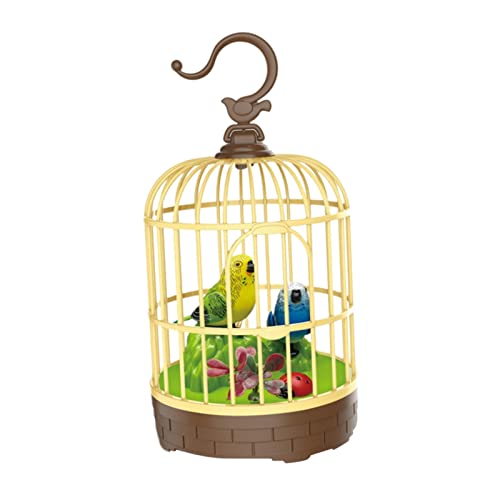 sporful Zephyr Knight singender zwitschernder Vogel im Käfig – Geräuschaktiviertes realistisches Vogelspielzeug, grün und blau, 10,7 x 10,7 x 20,8 cm sporful Zephyr Knight singender zwitschernder Vogel im Käfig – Geräuschaktiviertes realistisches Vogelspielzeug, grün und blau, 10,7 x 10,7 x 20,8 cm von sporful